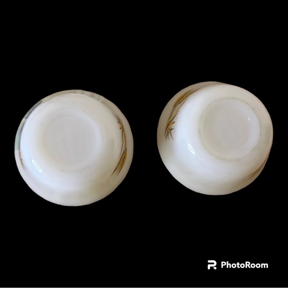 VINTAGE | Fire King Custard Cup | #424 Anchor Hocking | Golden Wheat Pattern - Picture 3 of 3